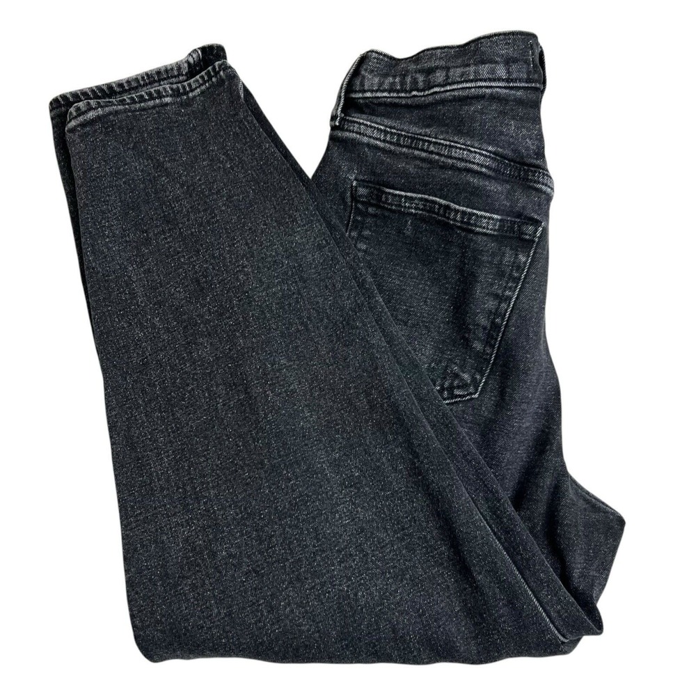 Abercrombie & Fitch Womens 4 Short Black Ultra High Rise 80's Mom Jean